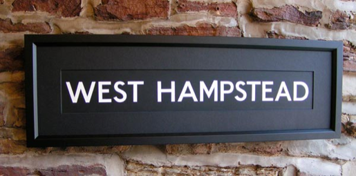 Original Vintage London Underground Tube signs available